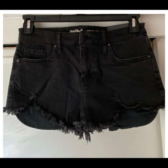 Mossimo Supply Co. Pants - Mossimo High Rise Black Denim Short Size 6/28
